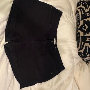 LC Lauren Conrad Women's High Waist Black Shorts